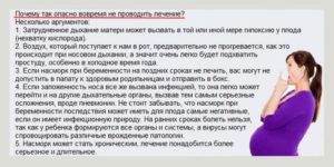 Простуда при беременности в первом триместре последствия