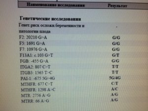 Анализ при беременности на патологию