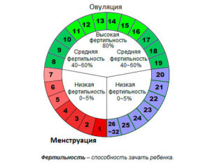 После зачатия месячные начались