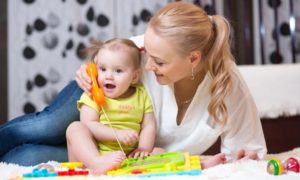 Как малыша научить говорить мама