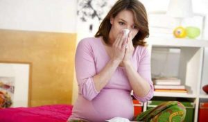 Температура при беременности 37 и болит горло