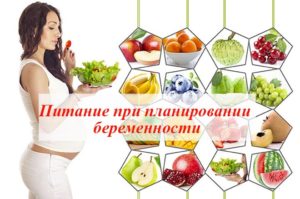 Питание при планировании беременности