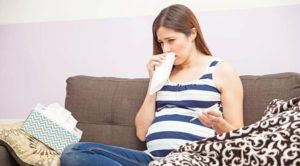 35 неделя беременности кашель