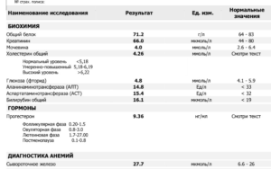 Повышено сывороточное железо при беременности