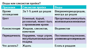 Как выходит пробка перед родами у повторнородящих