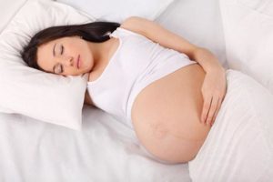 На спине спать можно беременной