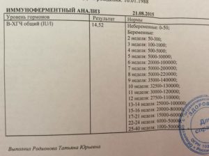 Как понять по анализу хгч беременна или нет