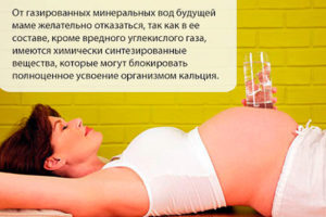 Можно ли пить газированную минеральную воду при беременности