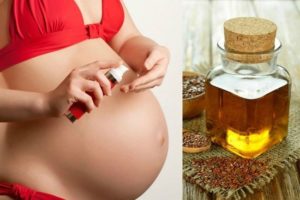 Масло льна при беременности