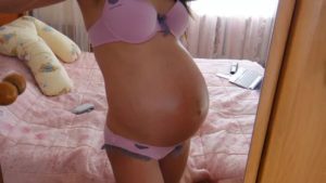 38 неделя беременности грудь болит