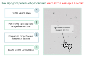 Оксалаты в моче при беременности что это значит