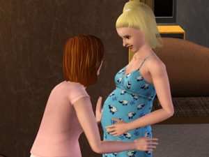 Симс 3 беременность девочкой