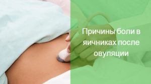 После овуляции болят яичники