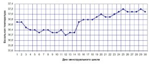 Температура при наступлении беременности