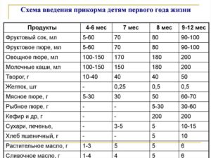 Со скольки месяцев можно давать твердую пищу ребенку