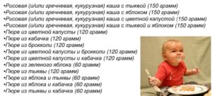Прикорм на 7 месяце