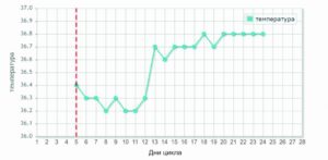 Температура при наступлении беременности