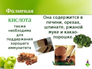 Фолиевая кислота зачем нужна организму