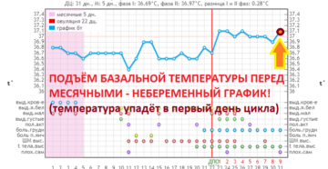 Бт перед месячными какая