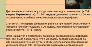 Активное шевеление плода на 37 неделе беременности