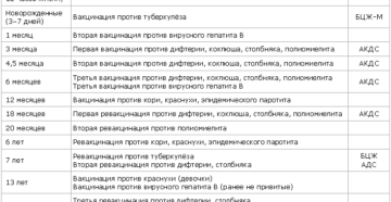 Какие делают прививки при рождении